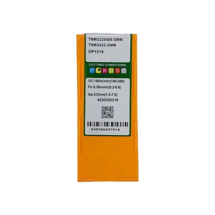 الماس یا اینسرت تراشکاری اصلی TNMG220408_OMM OKE گرید OP1215