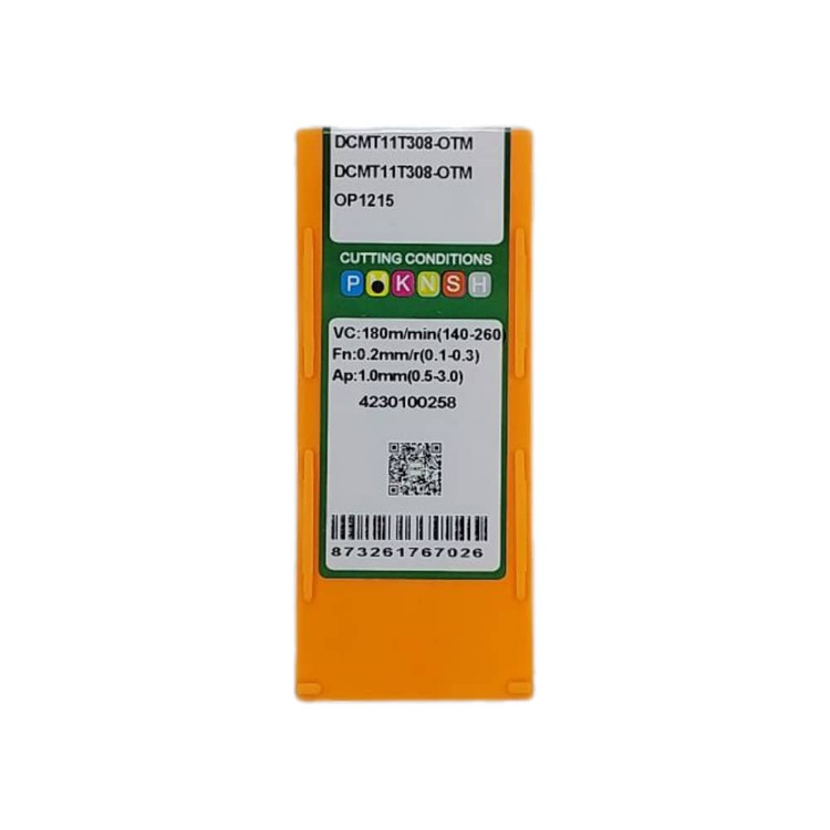 الماس یا اینسرت تراشکاری اصلی DCMT11T308_OTM OKE گرید OP1215